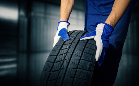 Porsche Tire Change